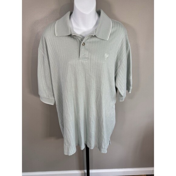 Ashworth Men's Polo Shirt Gray Short Sleeve Collared Golf Tennis L - Picture 1 of 6